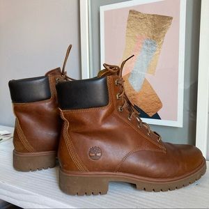 Timberland Women’s Jayne 6-inch waterproof boots, brown full grain leather, 6.5